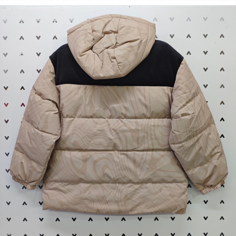 361儿童2025冬季商场同款男童羽绒服连帽防水防风外套大童两面穿 - 图0