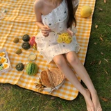 Корзина для пикника Ins Bamboo Baske Picnic Persance Products Net Red Полный набор покупок Dao Goto и ткачество