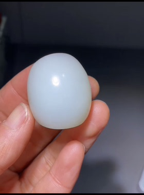 新疆和田玉籽料 面包戒 面包扳指 一级老熟 油性好 玉种老糯 18mm