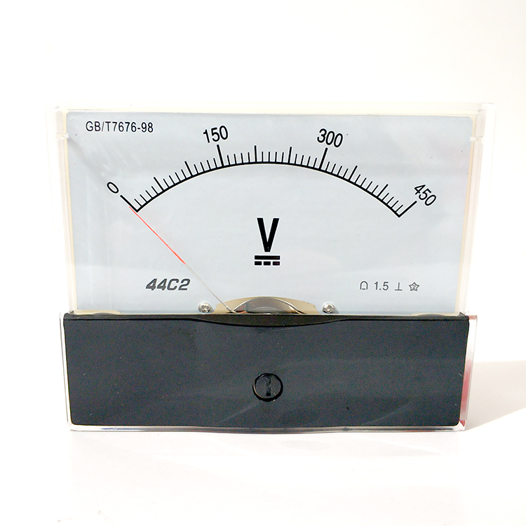 44C2-50V指针式直流电压表5V10V50V15V30V100V250V 600V机械板表 - 图1