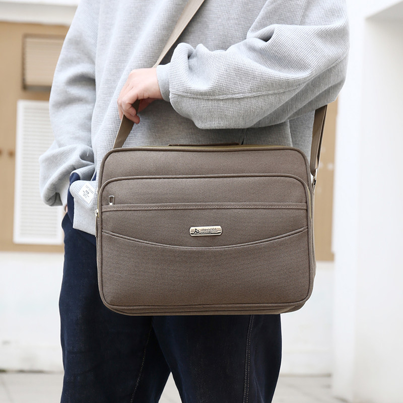 韩版大容量男士单肩包防水耐磨时尚潮百搭手提背包户外运动外出包,淘宝优惠券,粉丝福利购,淘宝优惠卷