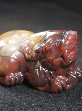 吊坠貔貅天然原石手工雕刻