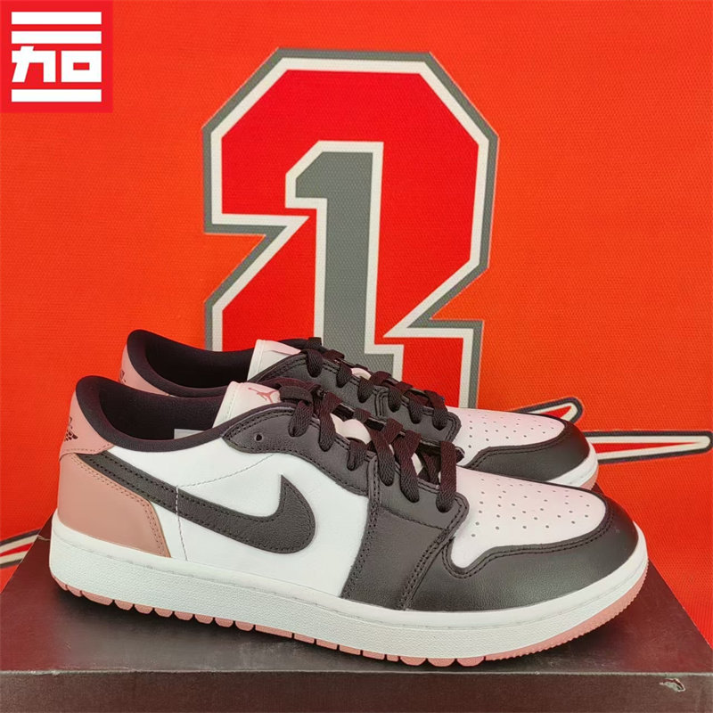 Air Jordan 1 Low Golf 男款AJ1经典低帮百搭休闲板鞋 DD9315-005 - 图0