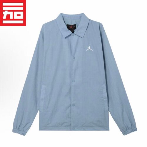 Jordan Essentials男梭织教练带内衬运动休闲夹克外套FN4542-436 - 图2