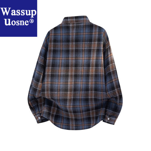 Wassup Uosne时尚休闲宽松复古春200300亚麻长6080岁夏季免烫痞帅 - 图3