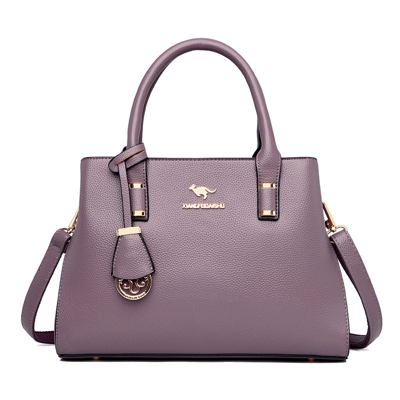 芭藜袋鼠新款软皮送中年妈妈包包2025女士真皮单肩大容量手提女包,淘宝优惠券,粉丝福利购,淘宝优惠卷