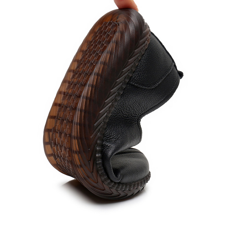 软底软面舒适女鞋牛筋底妈妈鞋春秋款真皮单鞋防滑平底女士软皮鞋,淘宝优惠券,粉丝福利购,淘宝优惠卷