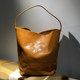 Tote bag vegetable tanned cowhide shoulder bag retro women's bag