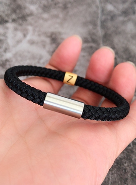 一缕转运珠手链青丝字母