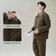 Anzhiban giant quilted quilted ອົບອຸ່ນສາມຊັ້ນຂອງຄູ່ນອນລະດູຫນາວ coral velvet ຫນາຫນາເຄື່ອງນຸ່ງຫົ່ມເຮືອນຂອງຜູ້ຊາຍແລະແມ່ຍິງ