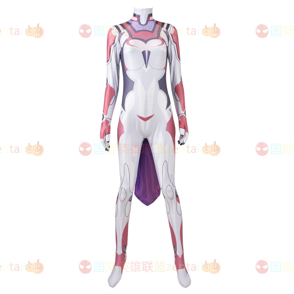 英雄联盟皮肤成人女款王者服荣耀 妲己皮肤时之彼端连体紧身衣Cosplay 无头饰