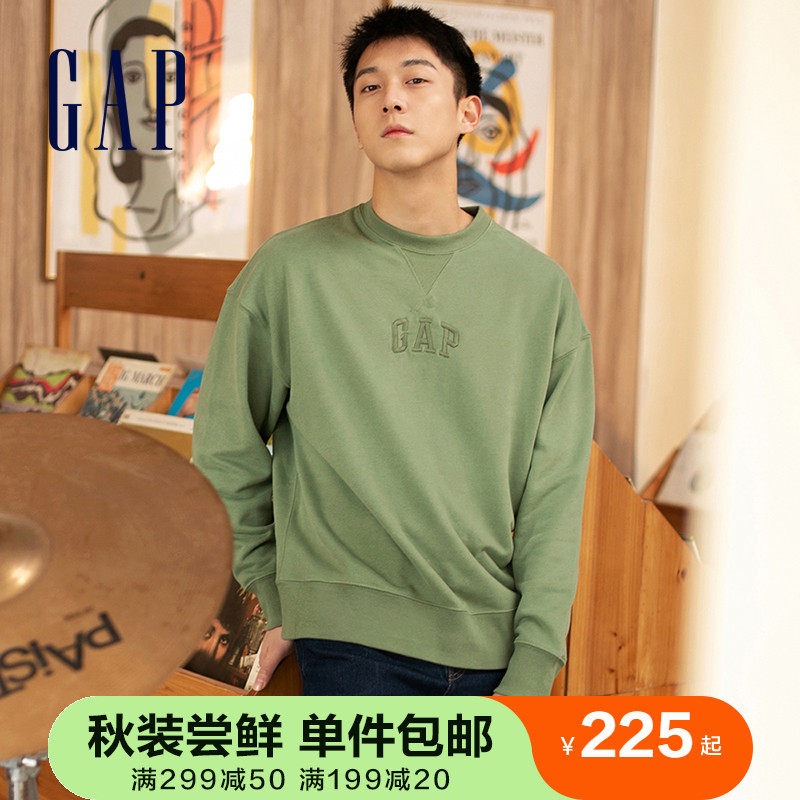 gap男女装logo法式圈织软卫衣春季 Gap卫衣