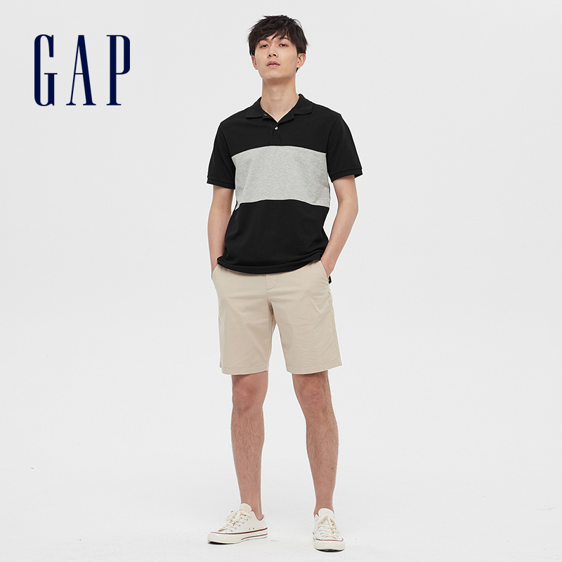 gap男装透气舒适短袖夏季polo衫 GapPolo衫