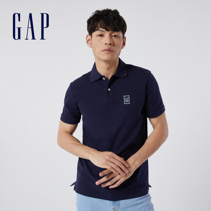 gap男装logo弹力夏季新款polo衫 GapPolo衫