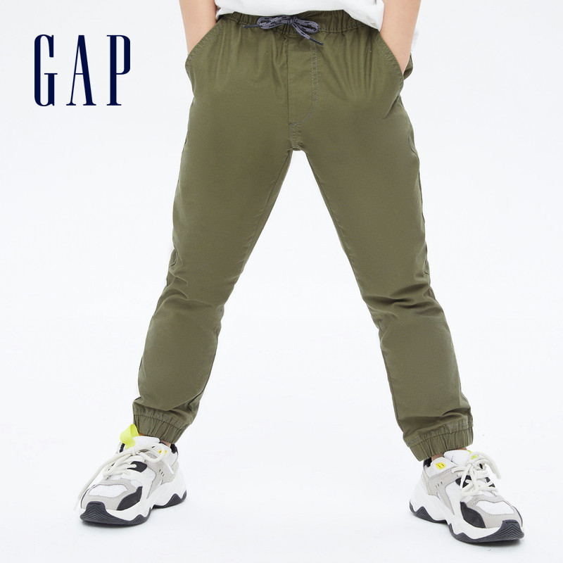 gap男童洋气束脚运动602573长裤 Gap裤子
