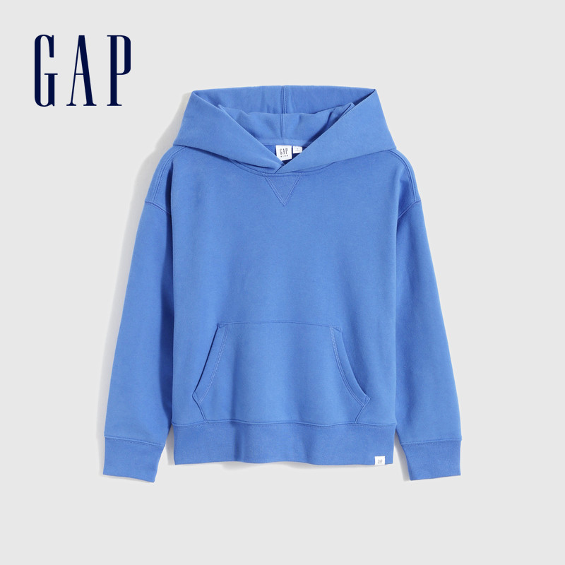 gap男女童碳素软磨抓绒连帽卫衣 Gap卫衣/绒衫