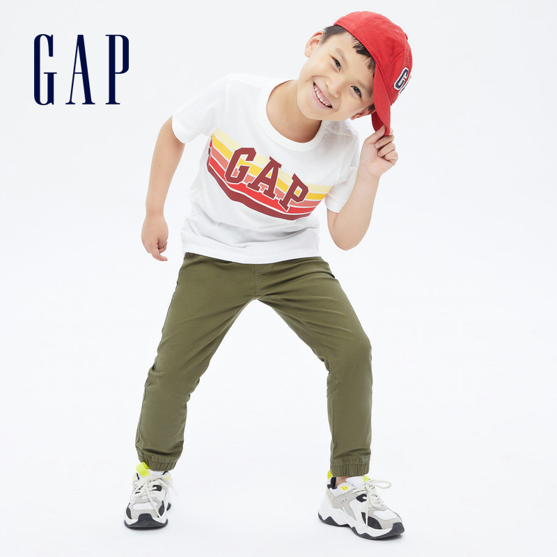 gap男童洋气束脚运动602573长裤 Gap裤子
