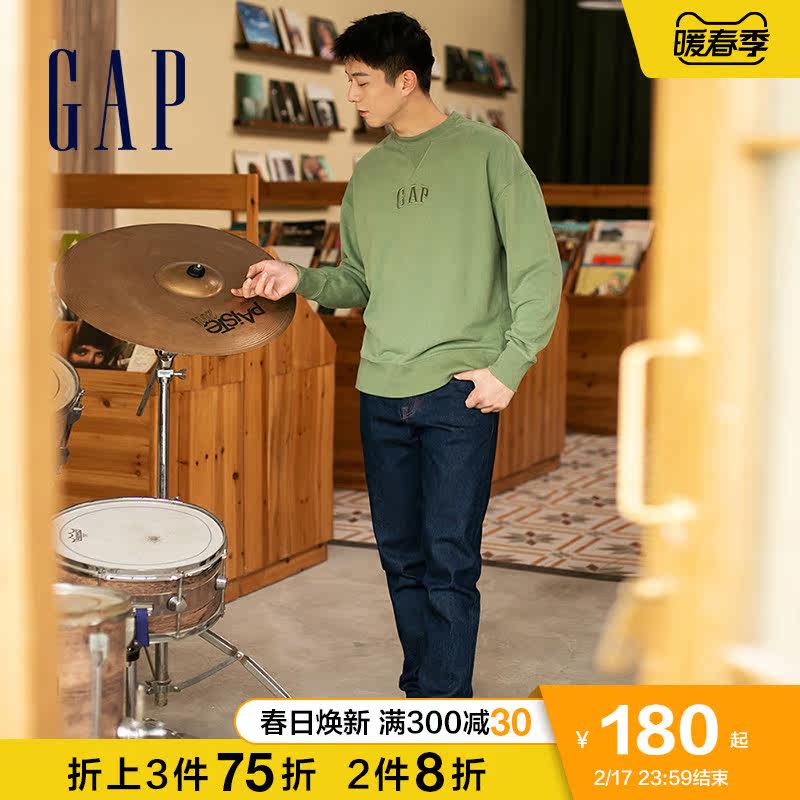 gap男装复古休闲宽松696065牛仔裤 Gap牛仔裤