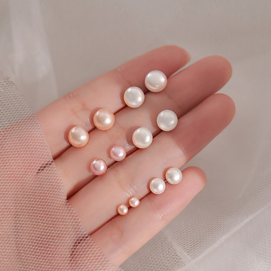 Niche Xiangnan 999 sterling silver natural pearl temperament for women