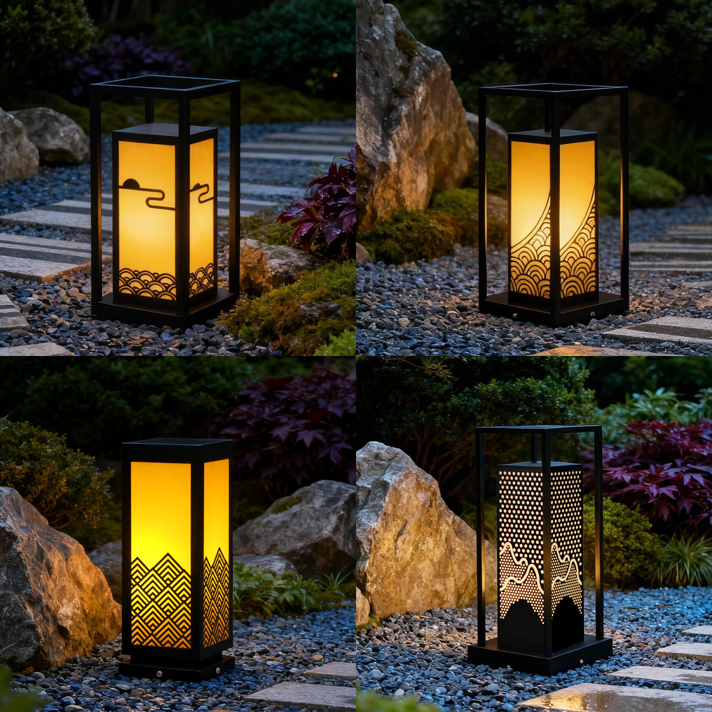 新中式户外防水草坪灯别墅庭院花园灯园林景观灯室外太阳能落地灯,淘宝优惠券,粉丝福利购,淘宝优惠卷