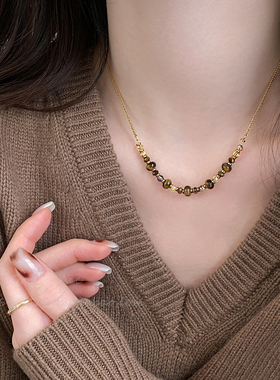项链女高级感轻奢小众毛衣链