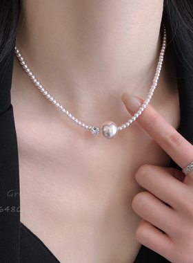 小米珠珍珠项链女2026新款爆款