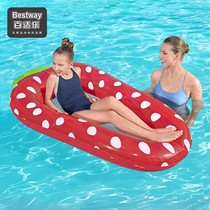 bestway water inflatable floating swimming floating bed beach cushion children thickened sitting on floating recliner 2980