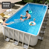 Bestway Bracket Swimming Pool Home Adults Children Pool Outdoor Raised Fish Pool Large Play Pool Bathing Pool