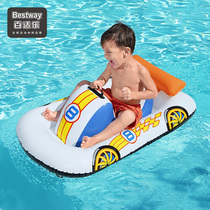 bestway children on water biking car styling children swimming rings inflatable toy floating beds floating 2980