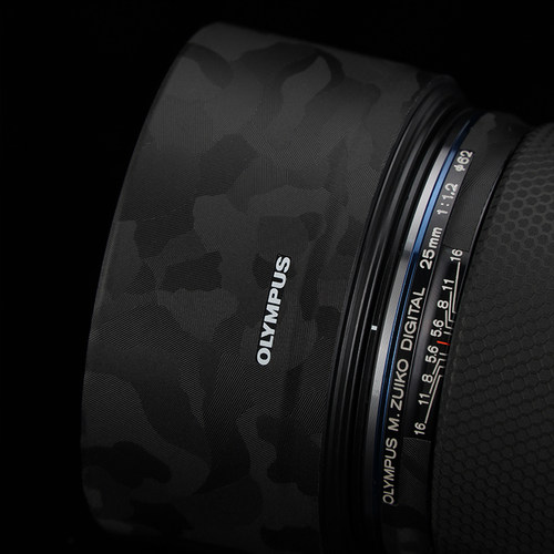 美本堂 适用于奥林巴斯25 F1.2Pro镜头保护贴膜Olympus 25-1.2贴纸迷彩3M - 图1