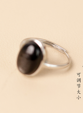 天然金运石招财防小人护身戒指