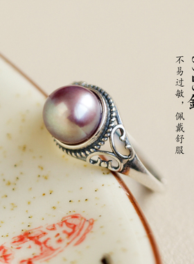原创设计天然淡水珍珠戒指