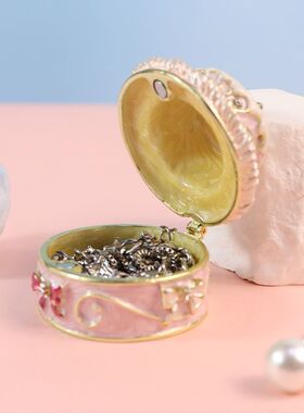 金属珐琅首饰盒七宝烧手工艺品