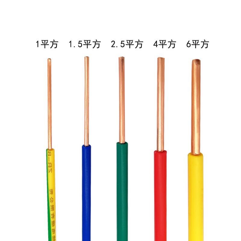 家装BV纯铜2.5电线单股4平方家用1.5单芯铜线6装修铜芯10硬线电缆-图2