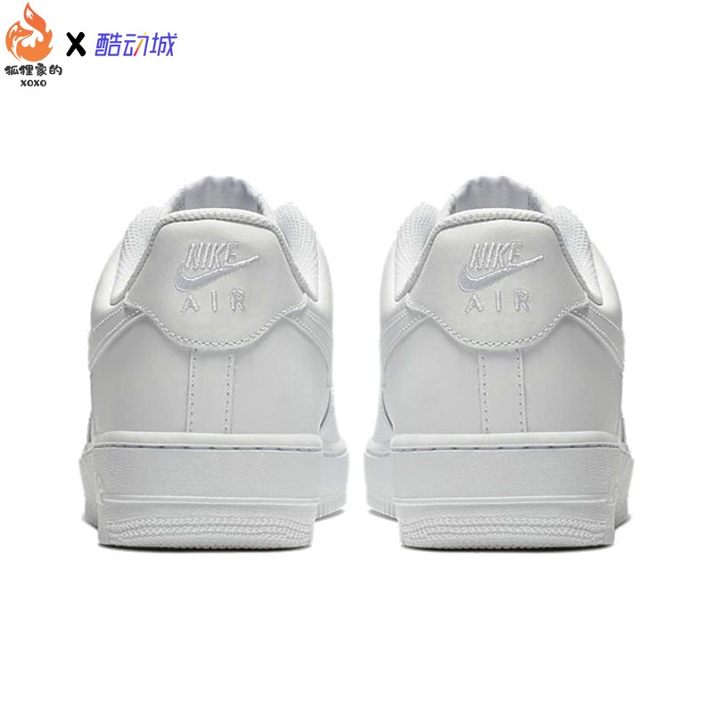 Nike Air Force 1 空军一号AF1纯白黑小麦低帮经典板鞋CW2288-111