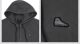 Converse zipper retro hooded jacket sweatshirt