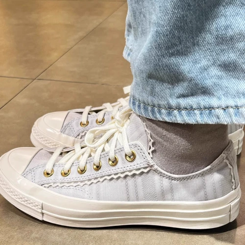 Converse, милые конверсы, синие низкие тканевые туфли