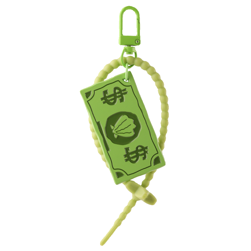 FooLii孚狸原创海绵宝宝钱钱金属钥匙扣蟹老板一块钱动漫背包挂件,淘宝优惠券,粉丝福利购,淘宝优惠卷