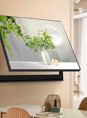 电表箱装饰画免打孔配电箱遮挡挂画绿植花卉开关盒电表盒壁画电闸