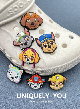 2026新款crocs鞋花卡通汪汪系列