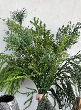 圣诞树仿真绿植松柏树挂件