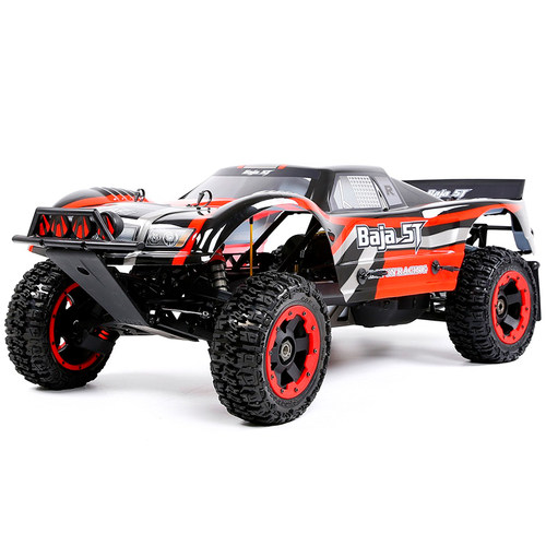 若凡baja 5T油动短卡 1/5汽油车RC遥控车 专业高速燃油越野模型车 - 图3