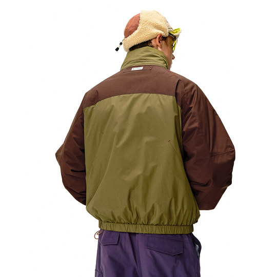 NOTHOMME户外3M新雪丽蓄热保暖棉衣立领拼色保暖三防棉服外套