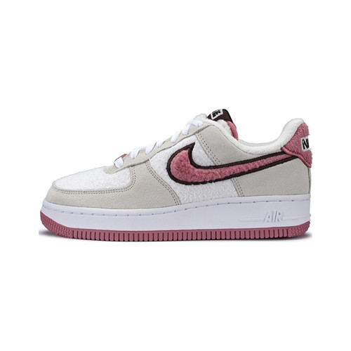Nike/耐克 AirForce1女子AF1毛绒空军板鞋FB1873-006 - 图3