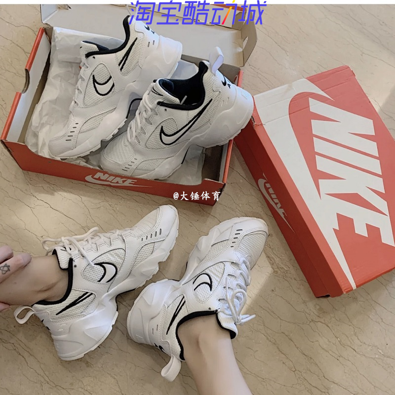 NIKE AIR HEIGHTS耐克复古潮流情侣运动休闲跑步老爹鞋CI0603-102 - 图0