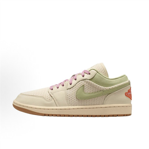 耐克/Nike Air Jordan1AJ1米绿舒适时尚百搭运动篮球鞋II0569-100 - 图3