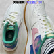Nike AIR FORCE 1 white and green versatile low-top sports sneakers FJ7540-100