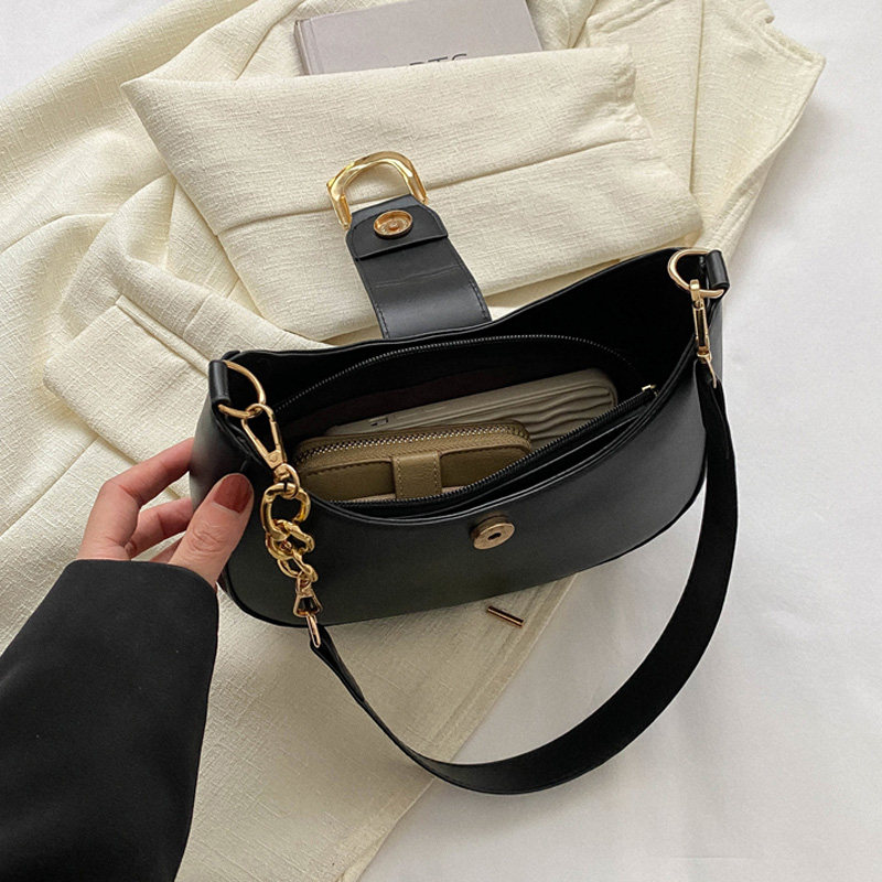 法式小众小包包女2023新款潮高级质感铆钉女士爆款通勤百搭马鞍包,淘宝优惠券,粉丝福利购,淘宝优惠卷