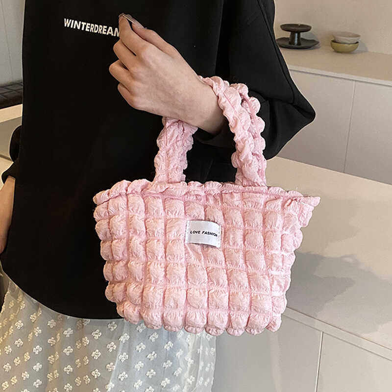 日系ins风小清新少女心手提包上班通勤水桶包女 大容量帆布包包女,淘宝优惠券,粉丝福利购,淘宝优惠卷