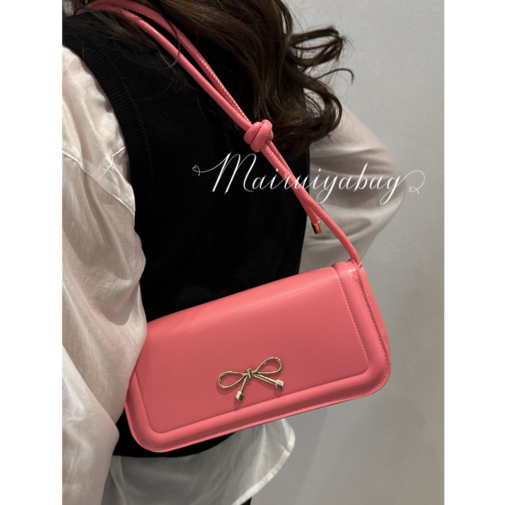 今年流行蝴蝶结包包女2025新款时尚腋下包女ins洋气百搭单肩挎包,淘宝优惠券,粉丝福利购,淘宝优惠卷